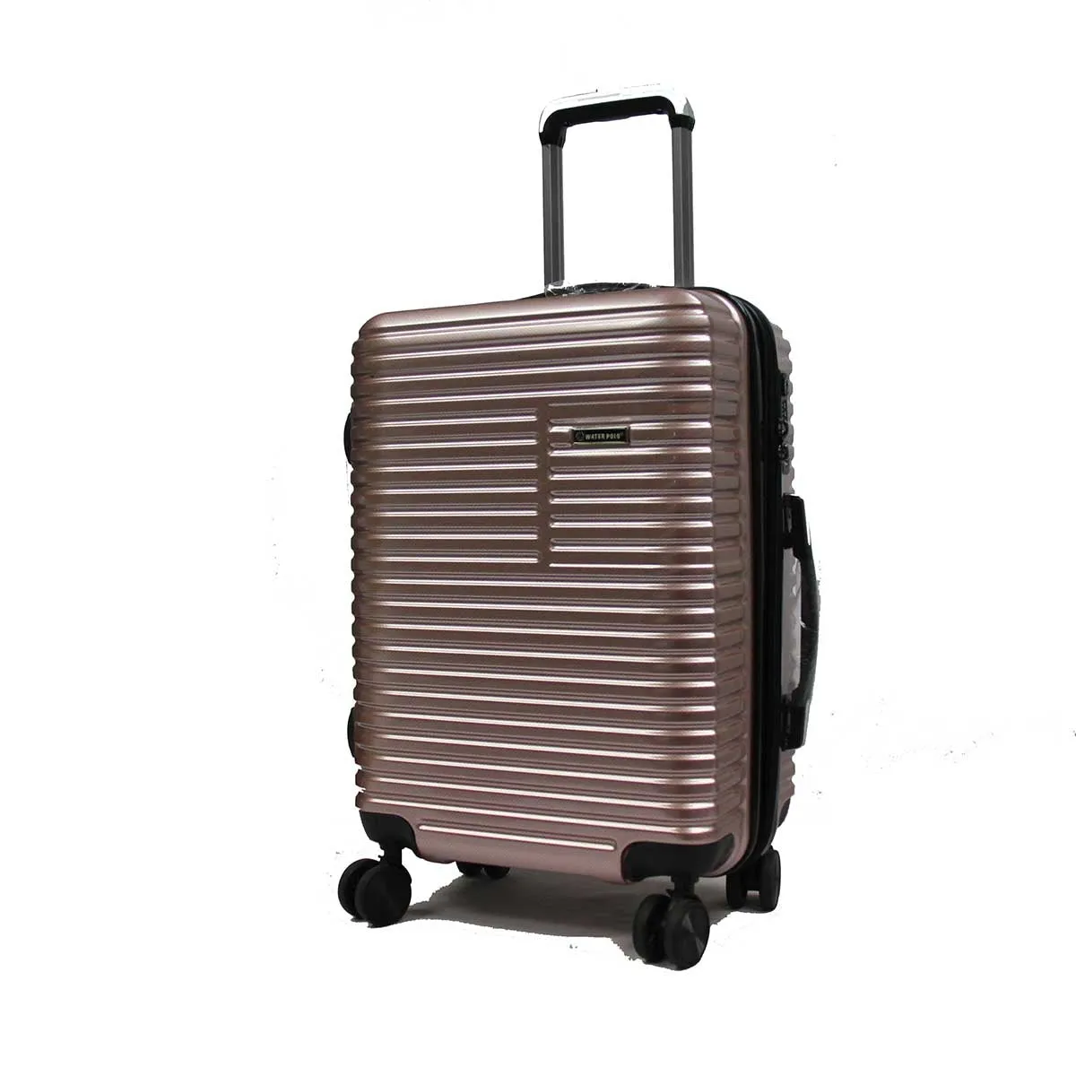 24 inch Tenacious ABS PC Expandable Antitheft Zipper Luggage 8 Spinner Wheels and TSA Lock