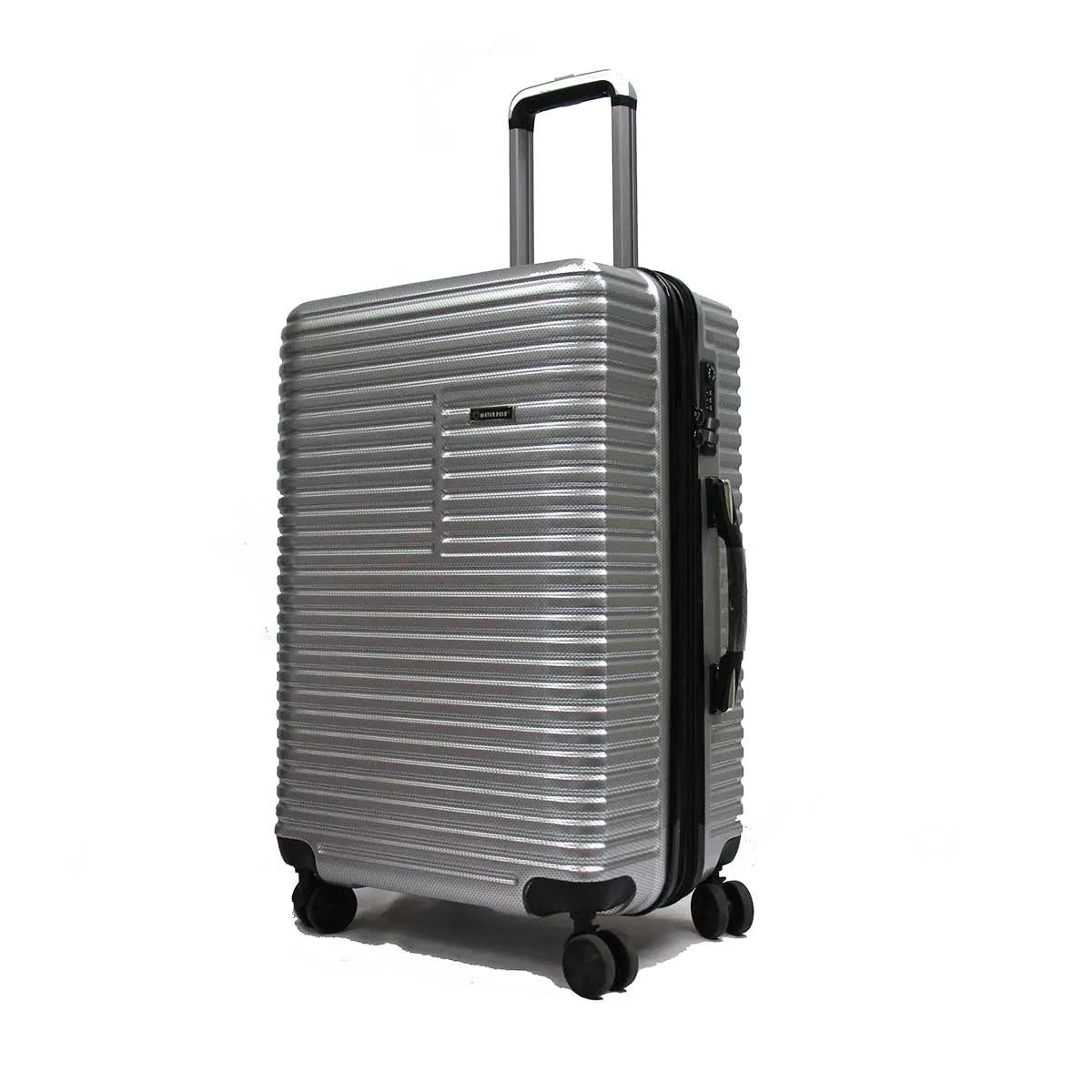 24 inch Tenacious ABS PC Expandable Antitheft Zipper Luggage 8 Spinner Wheels and TSA Lock