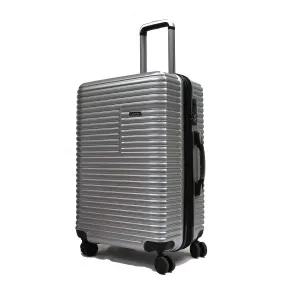 24 inch Tenacious ABS PC Expandable Antitheft Zipper Luggage 8 Spinner Wheels and TSA Lock