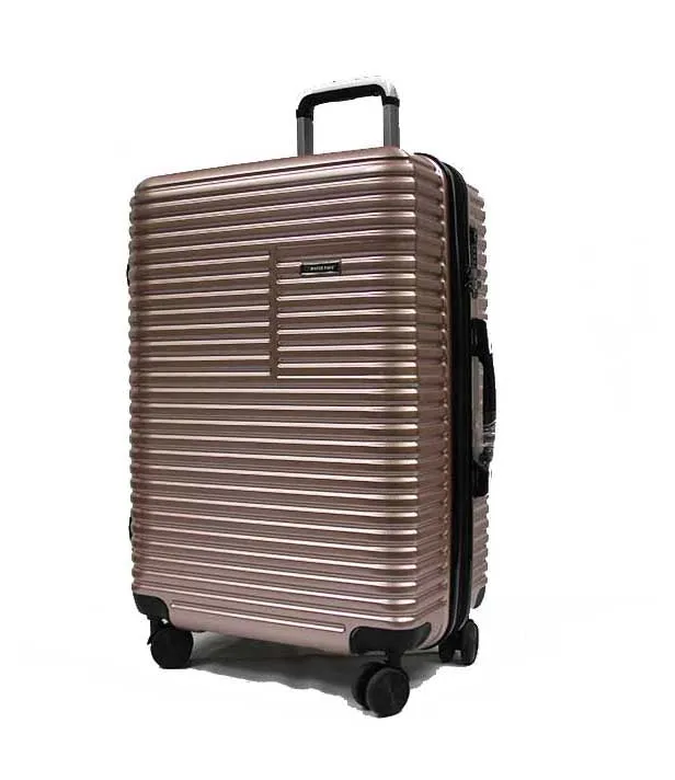 24 inch Tenacious ABS PC Expandable Antitheft Zipper Luggage 8 Spinner Wheels and TSA Lock