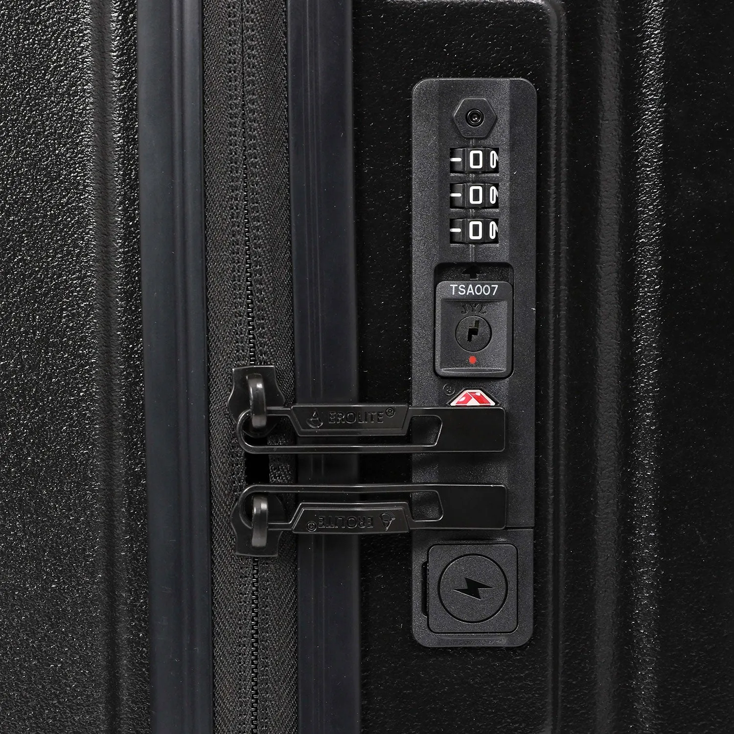 Aerolite M-Lite Premium 56x45x25cm Easyjet Plus Cabin Suitcase with USB Port, TSA Lock, Silent Hinomoto Wheels, Lightweight Polypropylene, 15-Year Warranty