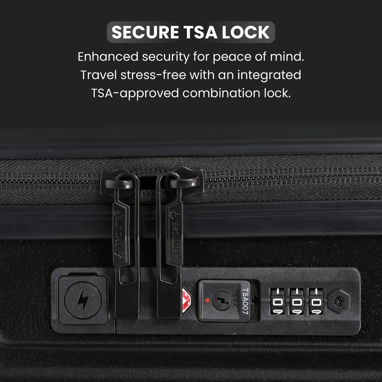 Aerolite M-Lite Premium 56x45x25cm Easyjet Plus Cabin Suitcase with USB Port, TSA Lock, Silent Hinomoto Wheels, Lightweight Polypropylene, 15-Year Warranty