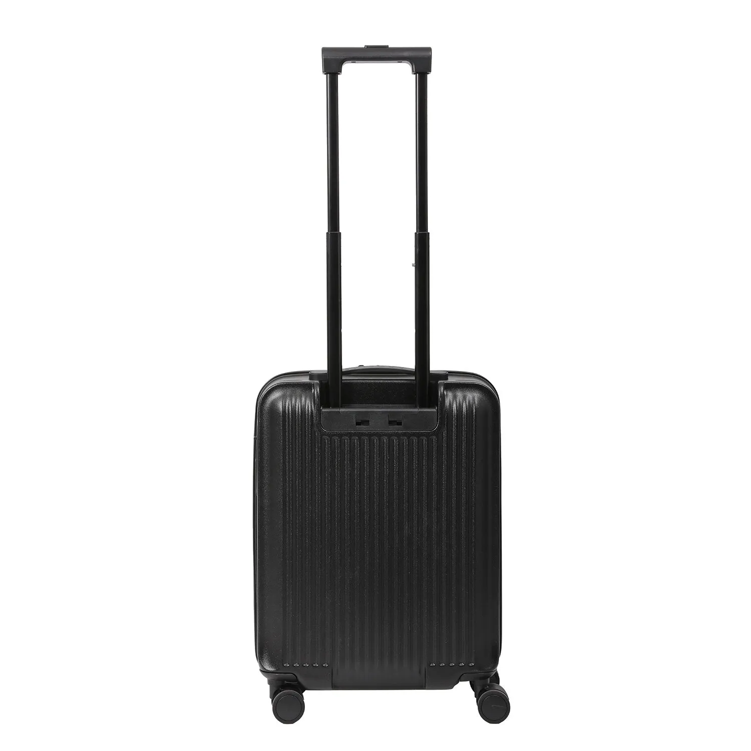 Aerolite M-Lite Smart 21” Cabin Suitcase – Silent & Smooth Hinomoto Wheels with Brake Button, Front Laptop Pocket, Durable PP Polypropylene, USB Charging, TSA Lock, 55x40x23cm