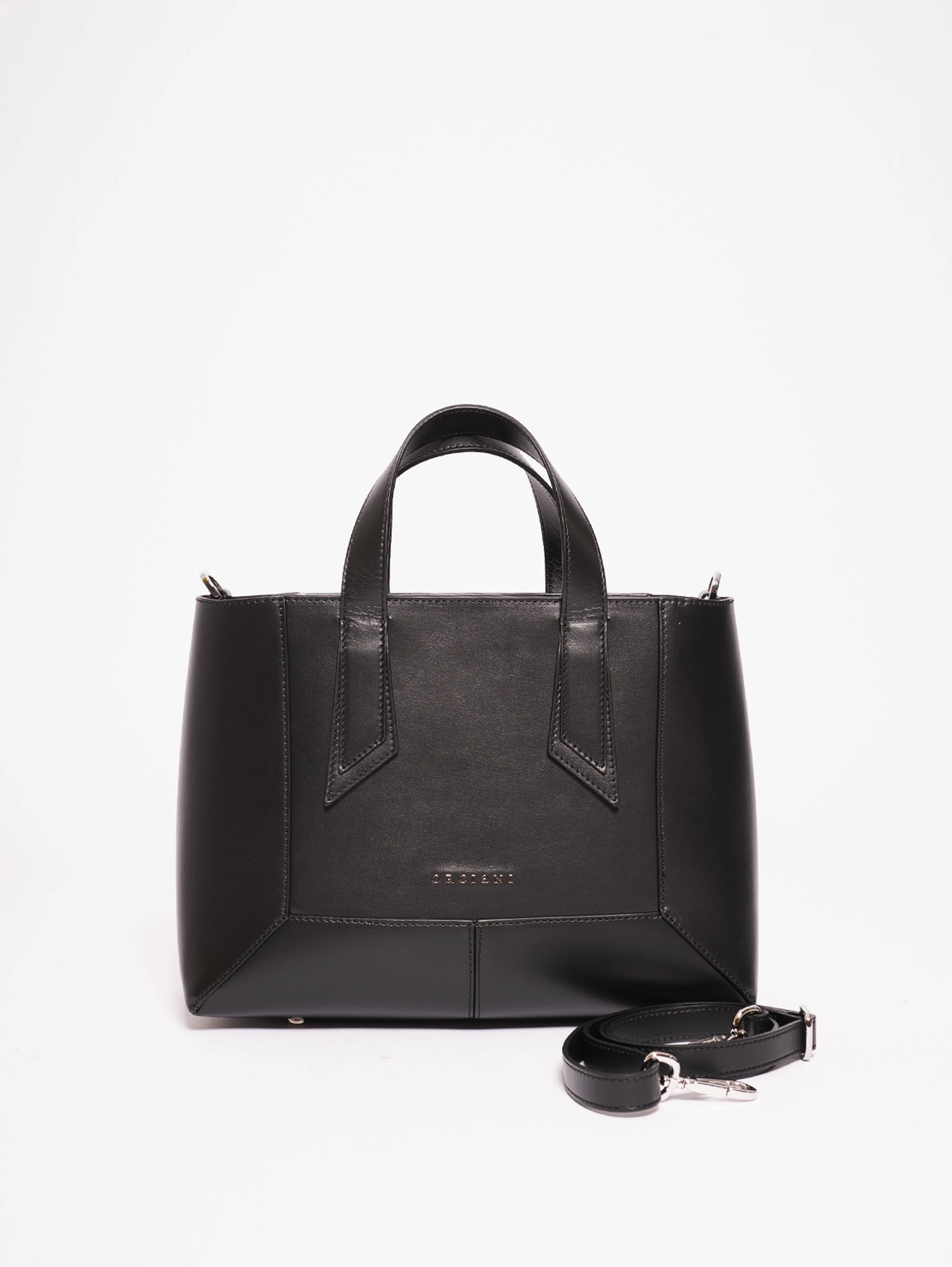 Black Leather Handbag