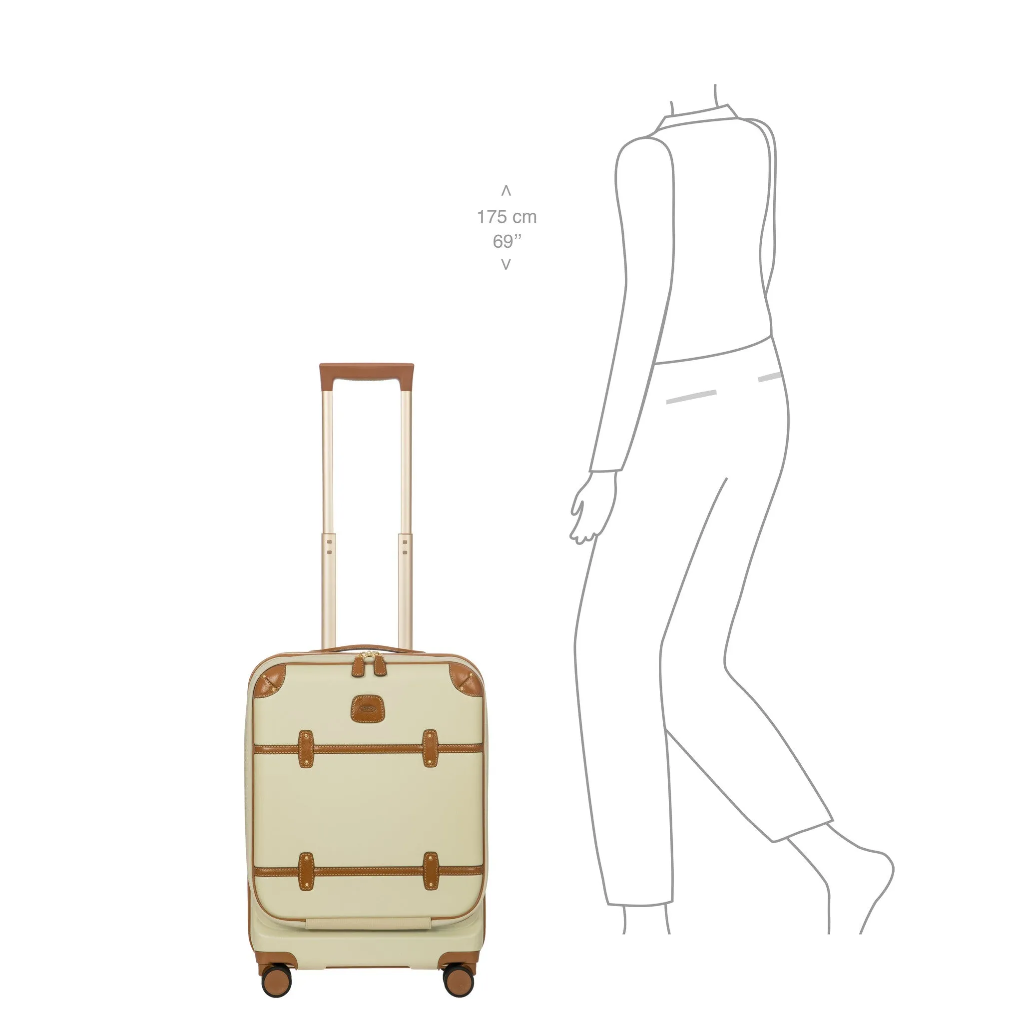 Brics Bellagio 3.0 21" Spinner Trunk with Pocket