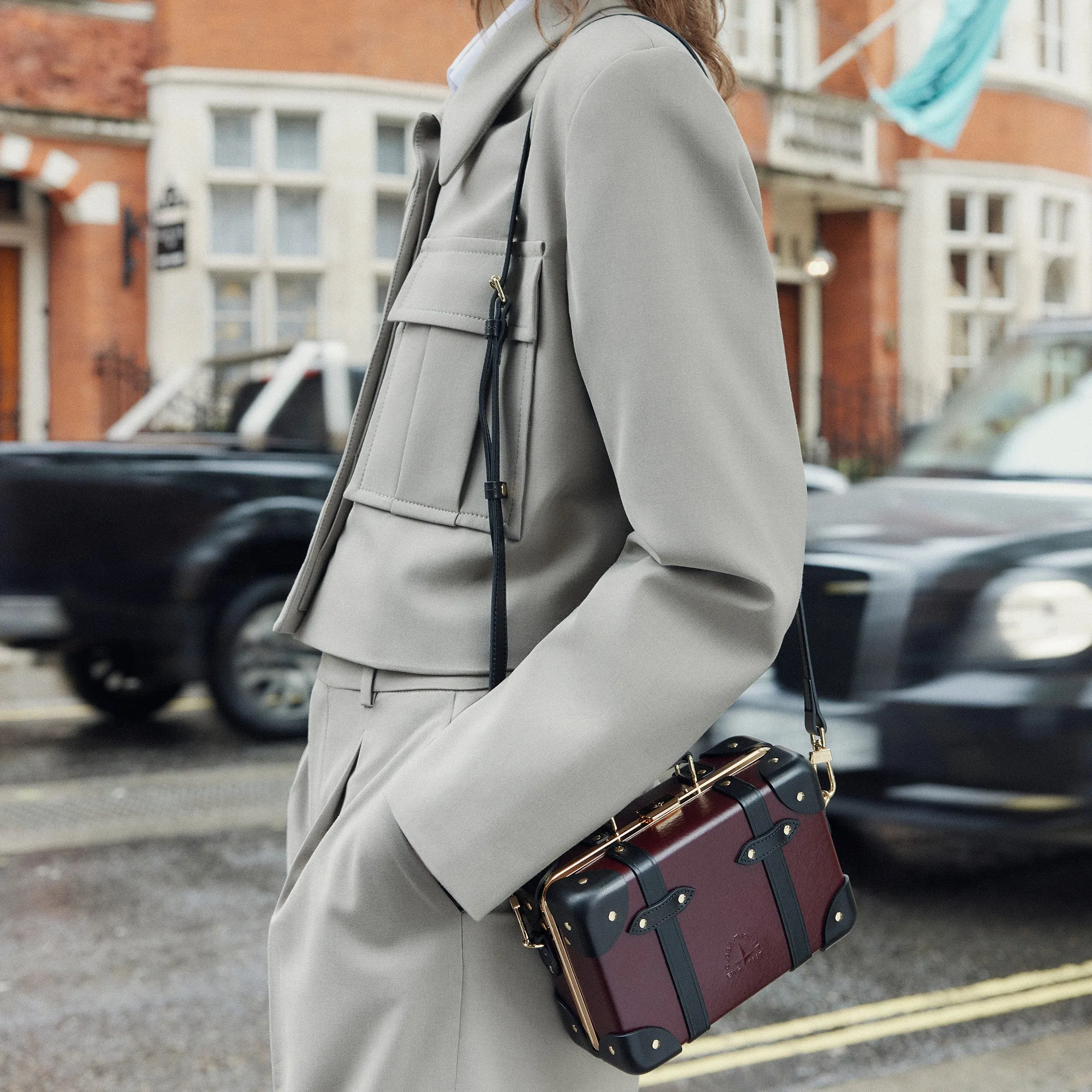 Centenary · Micro Case | Oxblood/Black/Gold