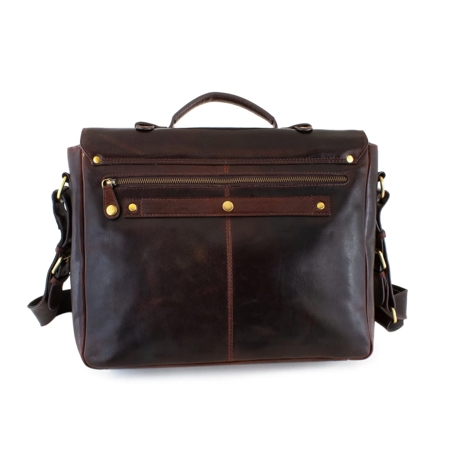 Cheyenne Hand-Stained Water Buffalo Flap Brief