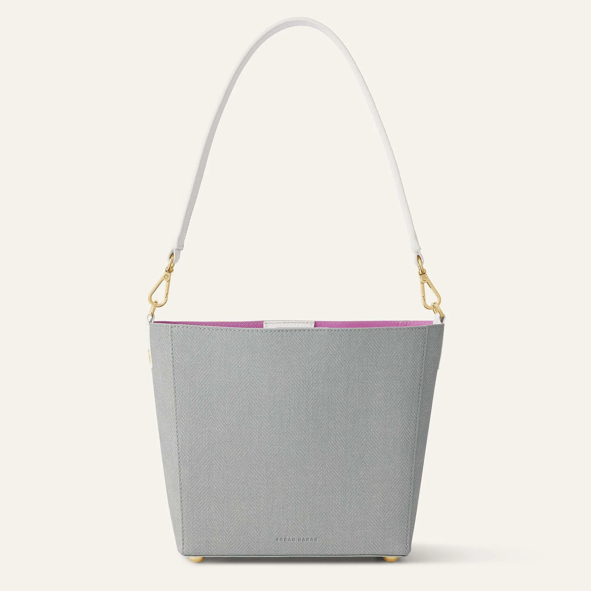 Complimentary Bag Q2 | Mini S - Dove White with Gold hardware