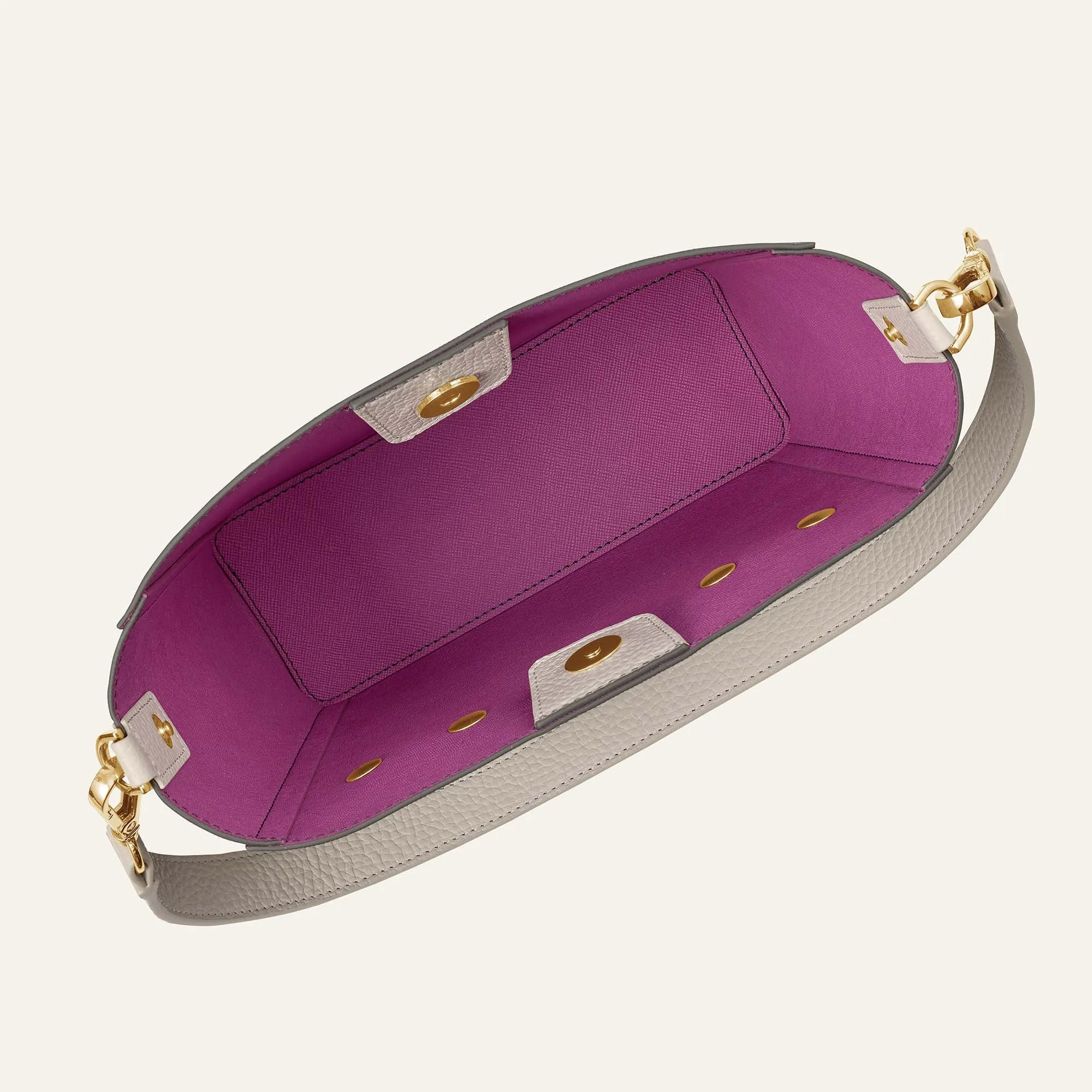 Complimentary Bag Q2 | Mini S - Dove White with Gold hardware