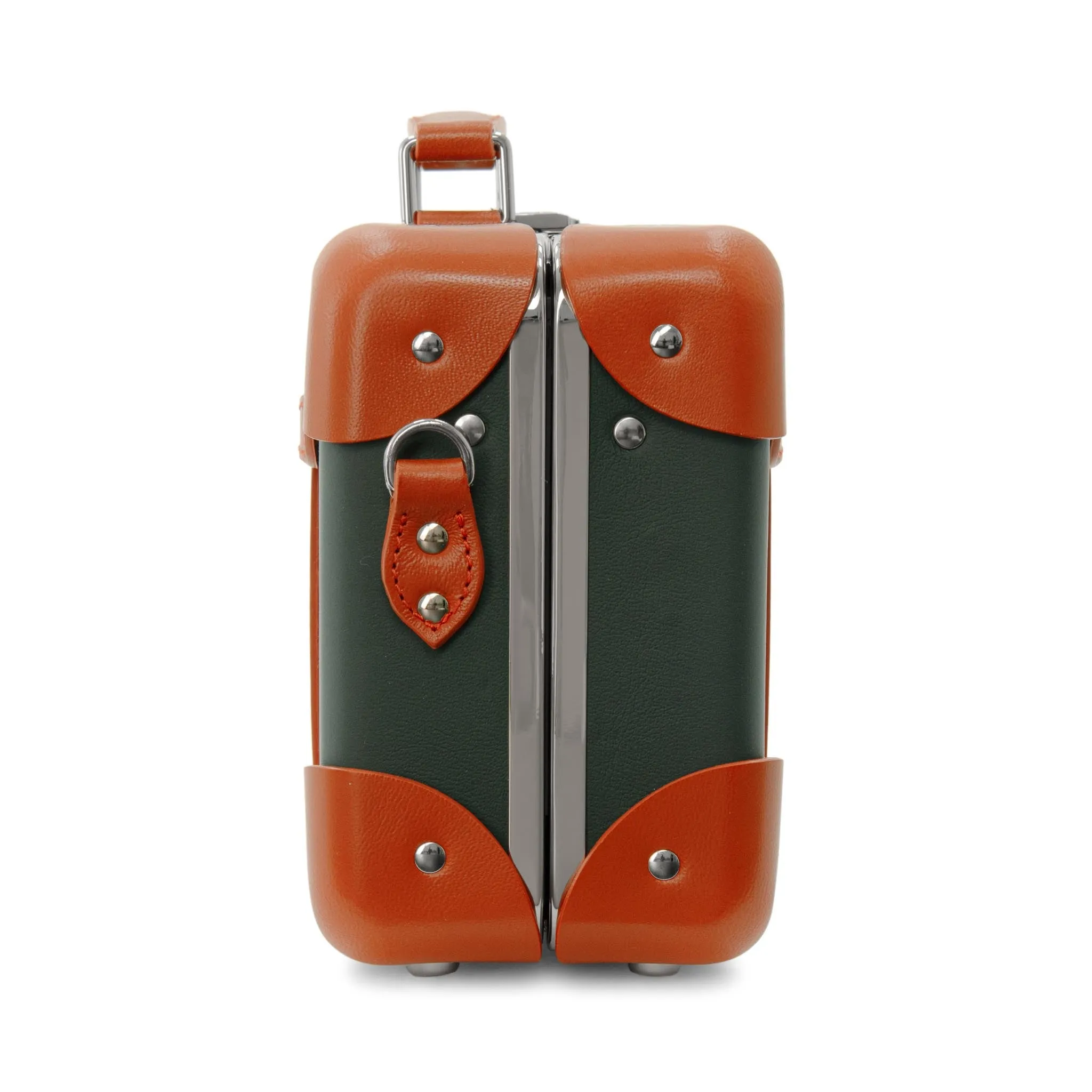 Crafted · Micro Case | Leaf/Orange/Chrome