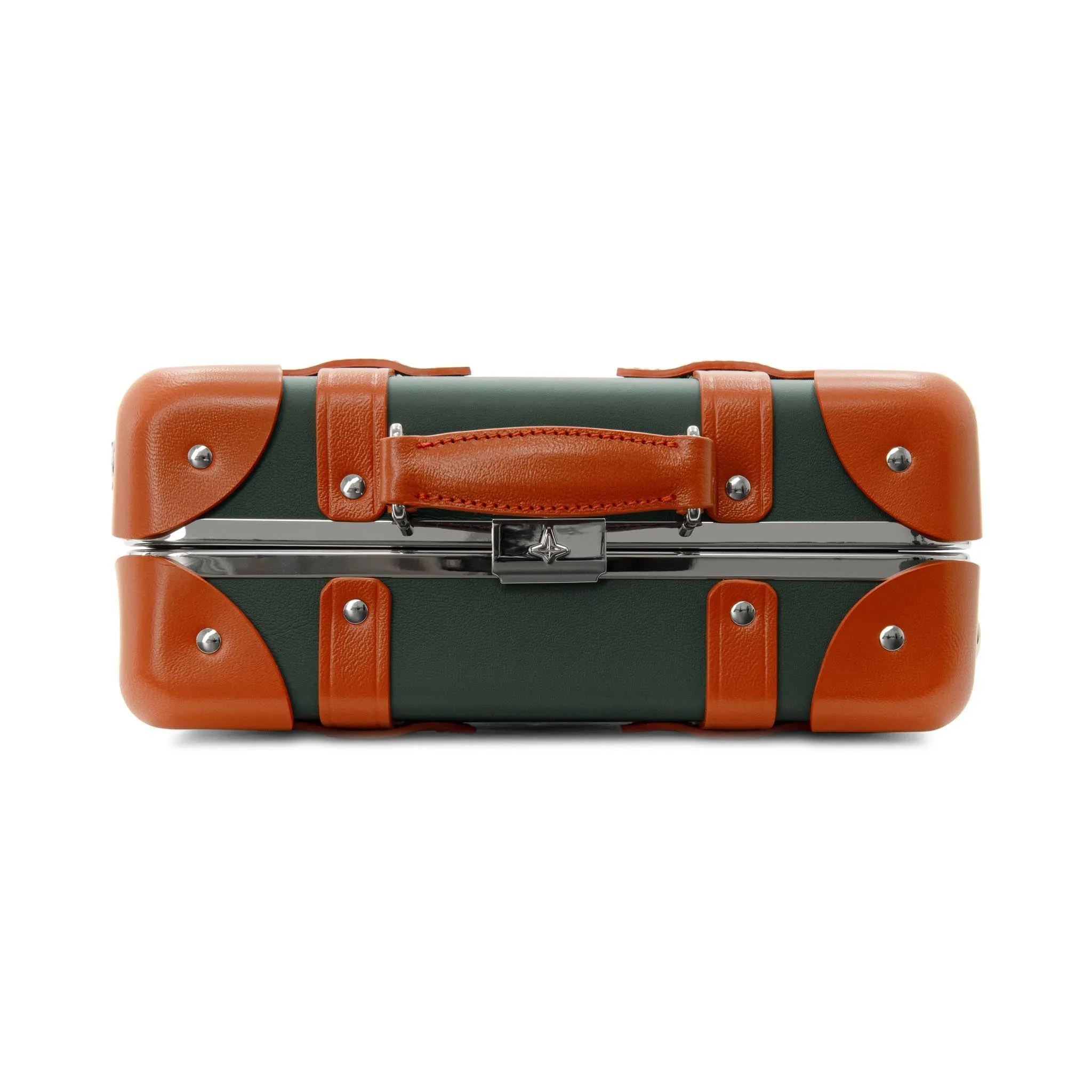 Crafted · Micro Case | Leaf/Orange/Chrome