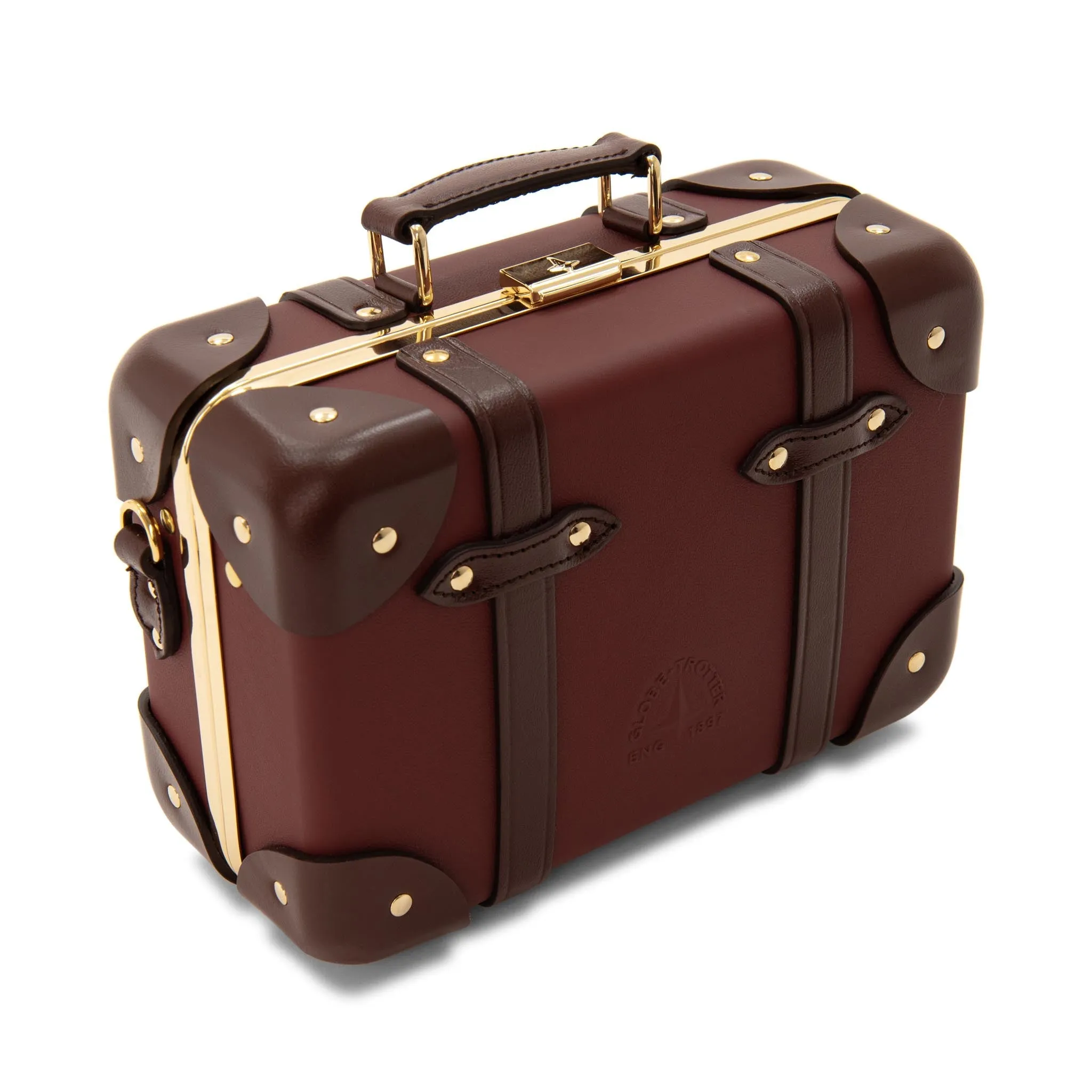 Crafted · Micro Case | Sherry Red/Burgundy/Gold