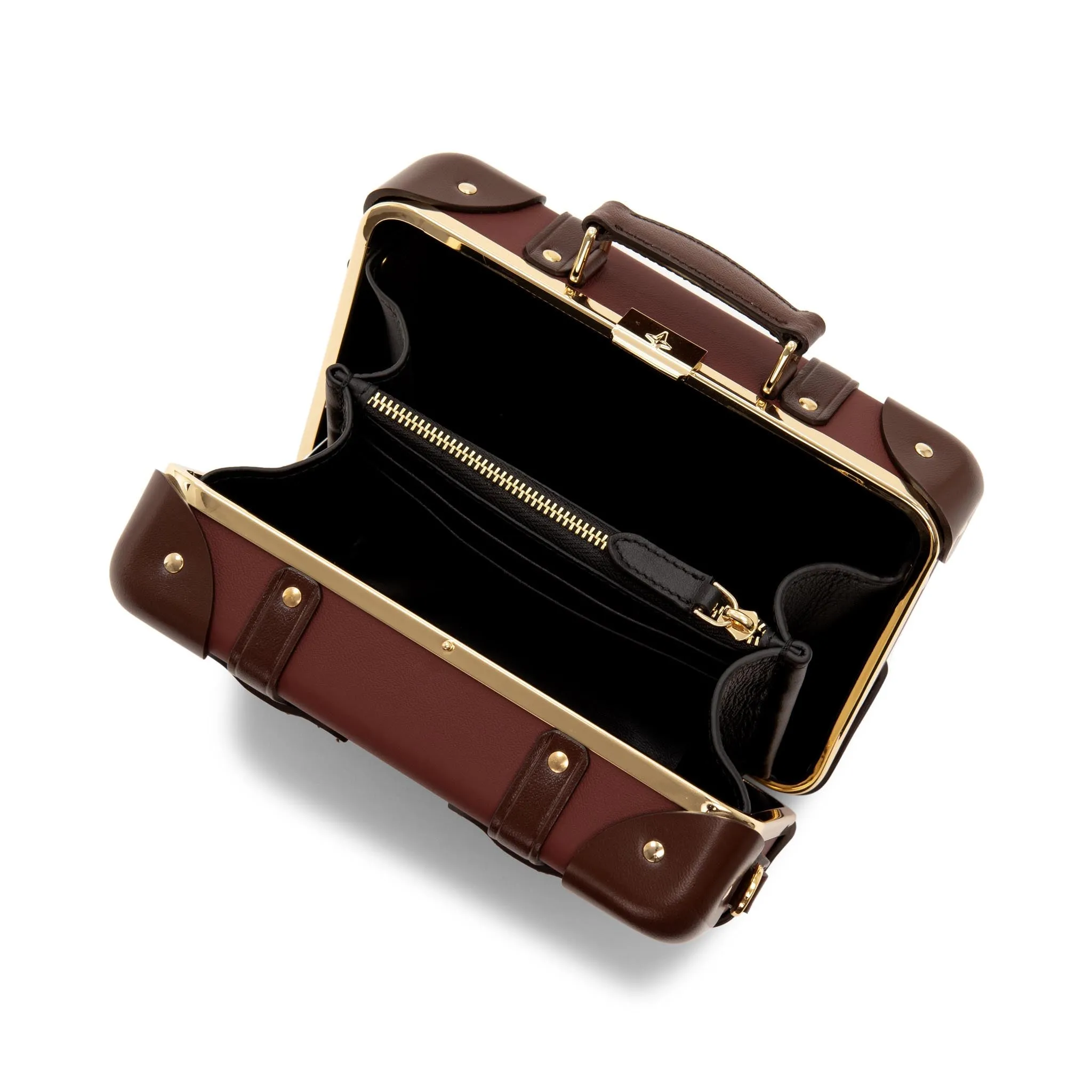 Crafted · Micro Case | Sherry Red/Burgundy/Gold