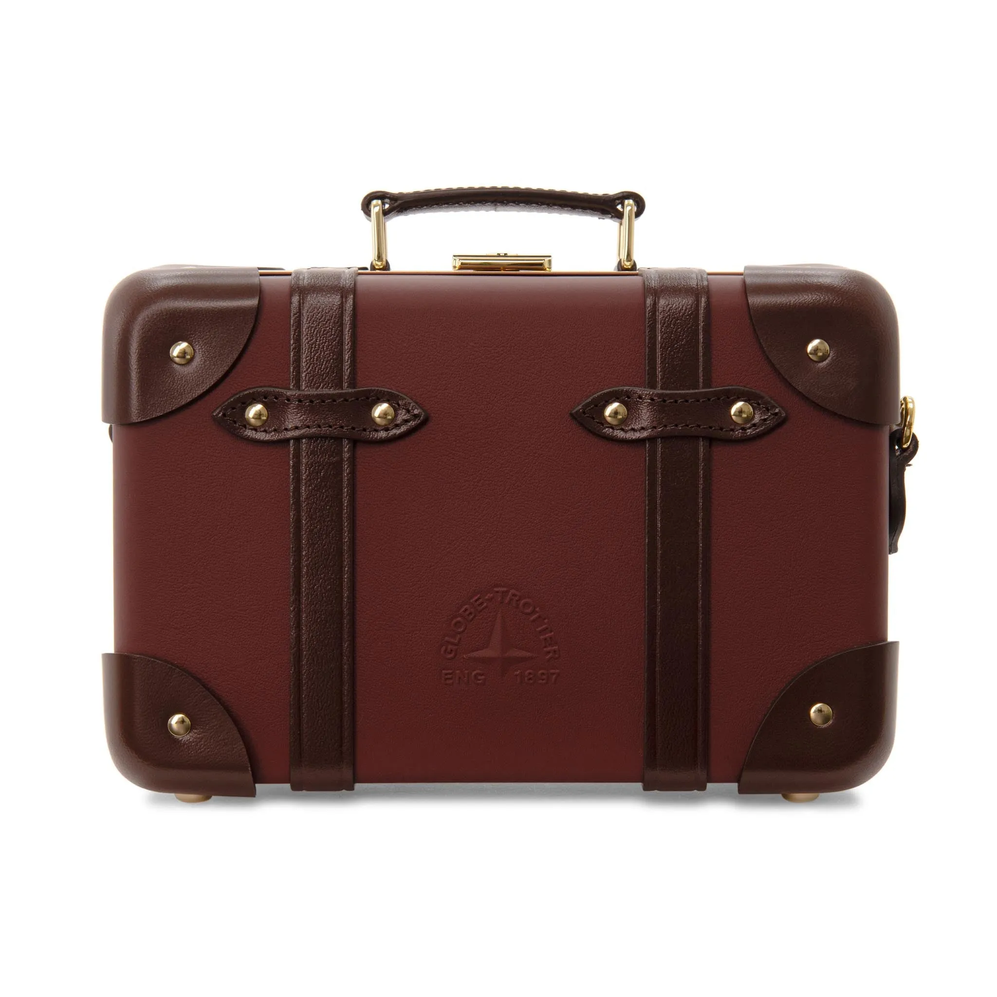 Crafted · Micro Case | Sherry Red/Burgundy/Gold