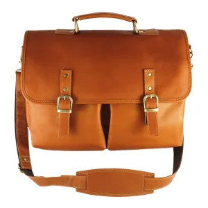 DayTrekr Leather Slim Flap Brief