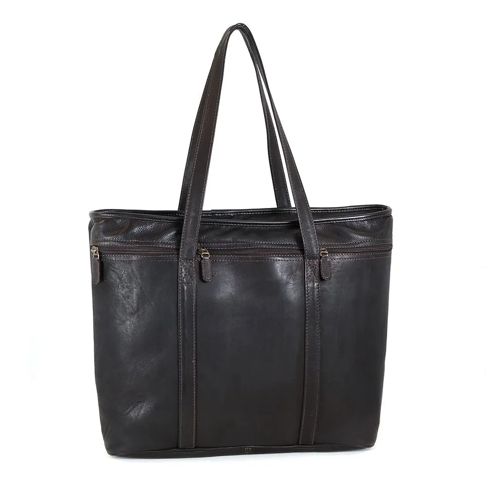 Dorado Leather Brief/Tote