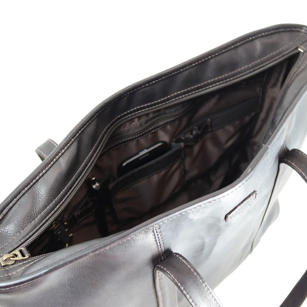 Dorado Leather Brief/Tote