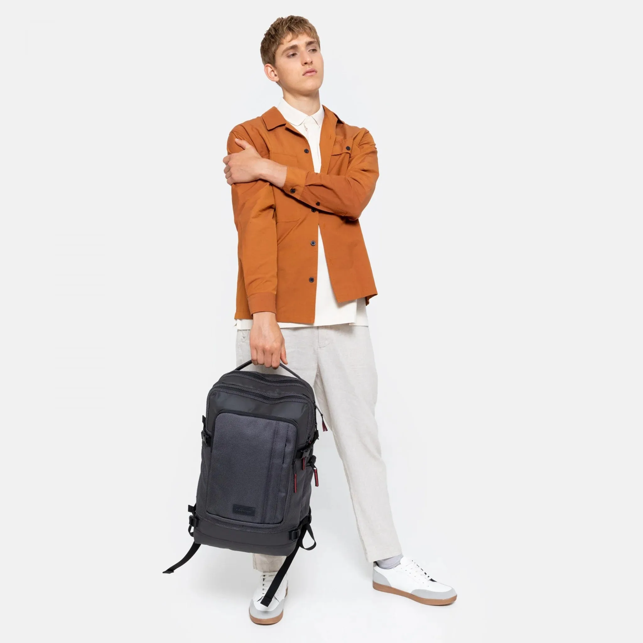Eastpak Tecum L CNNCT Backpack - Accent Grey