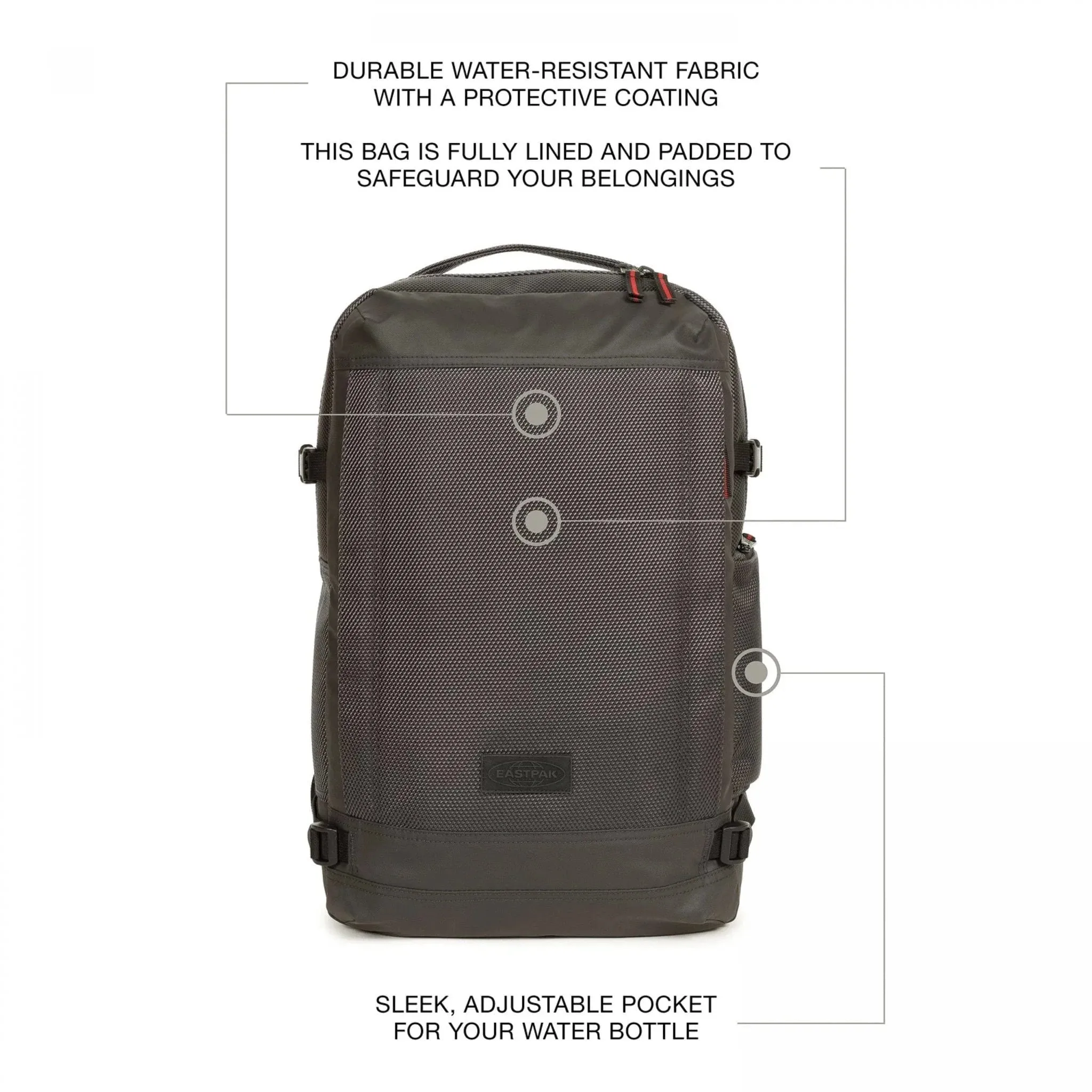 Eastpak Tecum M CNNCT Backpack - Accent Grey