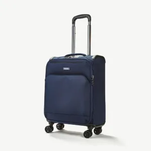 Georgia Expandable Soft Cabin Suitcase 55cm - Navy