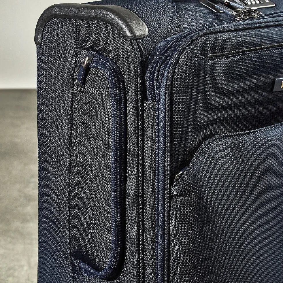Georgia Expandable Soft Cabin Suitcase 55cm - Navy