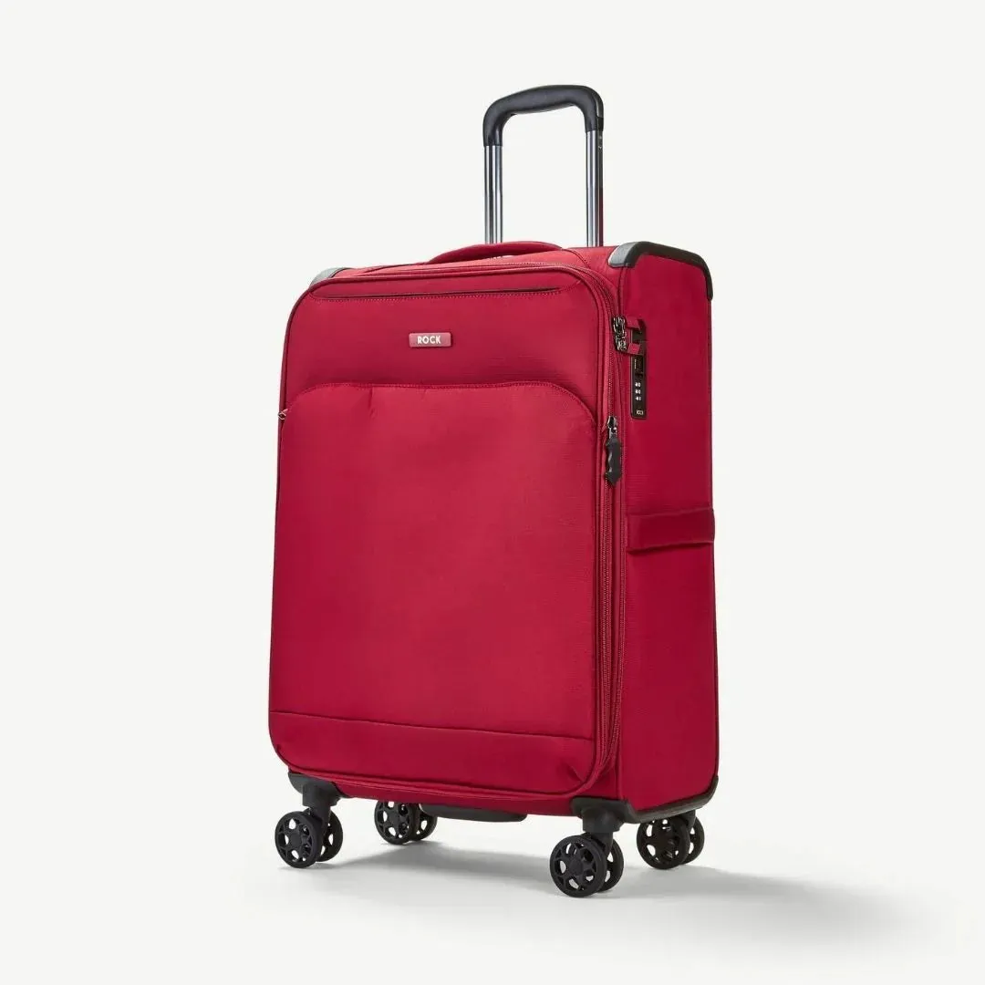 Georgia Expandable Soft Medium Suitcase 70cm - Burgundy