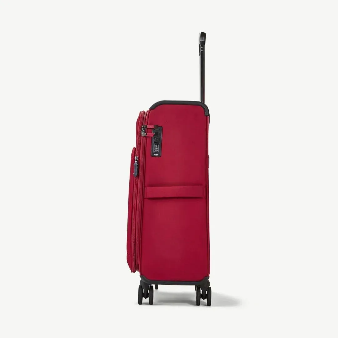 Georgia Expandable Soft Medium Suitcase 70cm - Burgundy