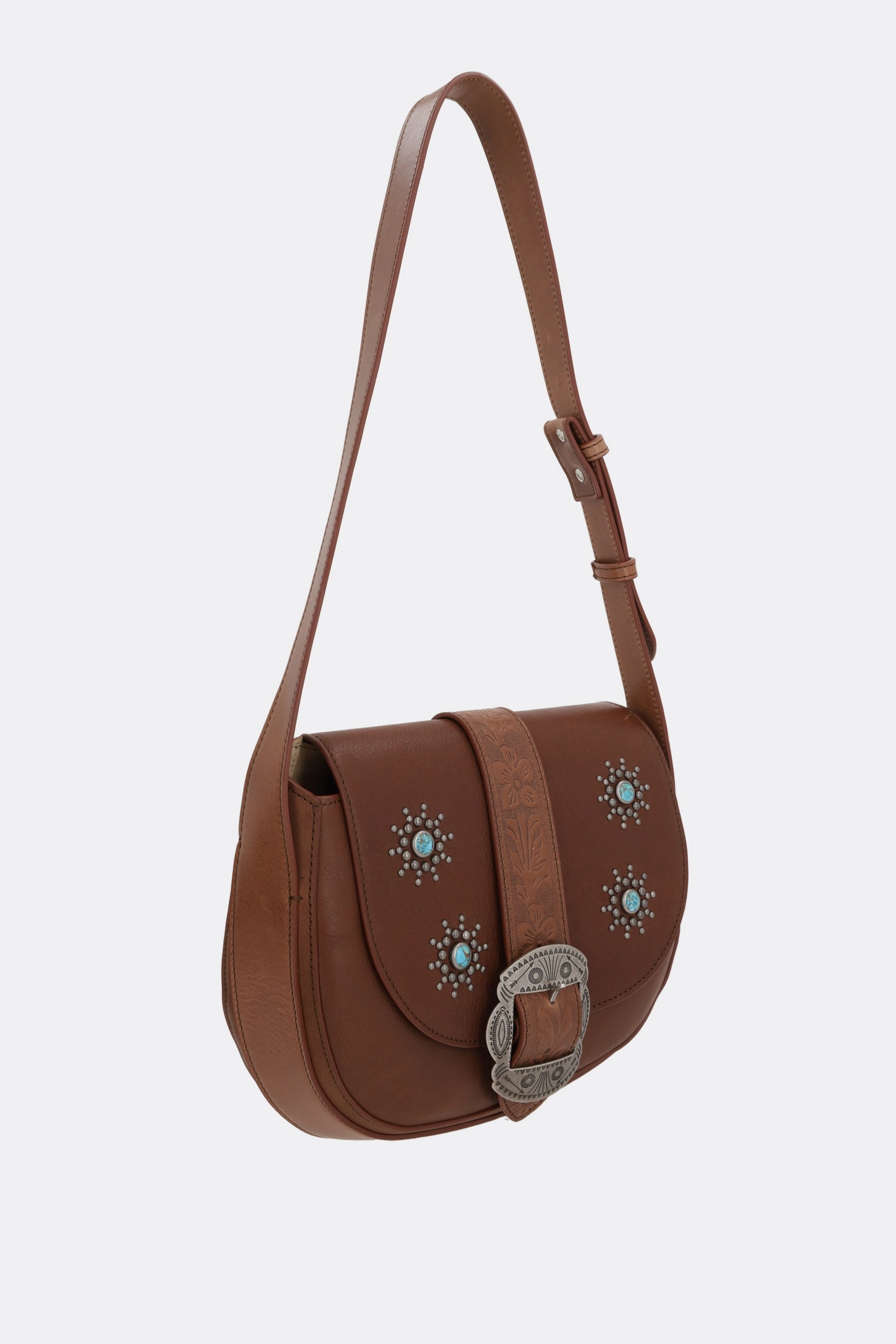 Joan shoulder bag in vintage leather