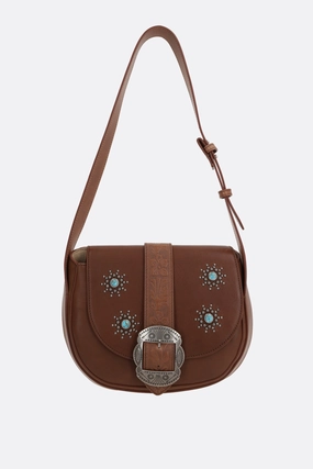 Joan shoulder bag in vintage leather
