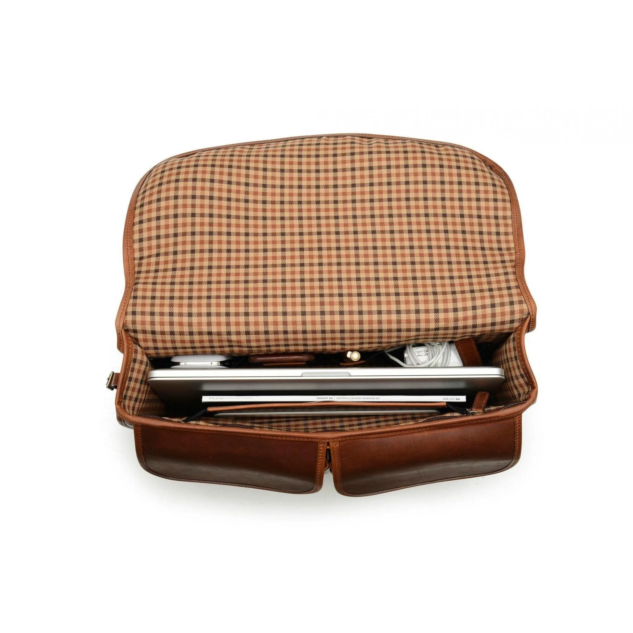 Korchmar Garfield Leather Laptop Messenger