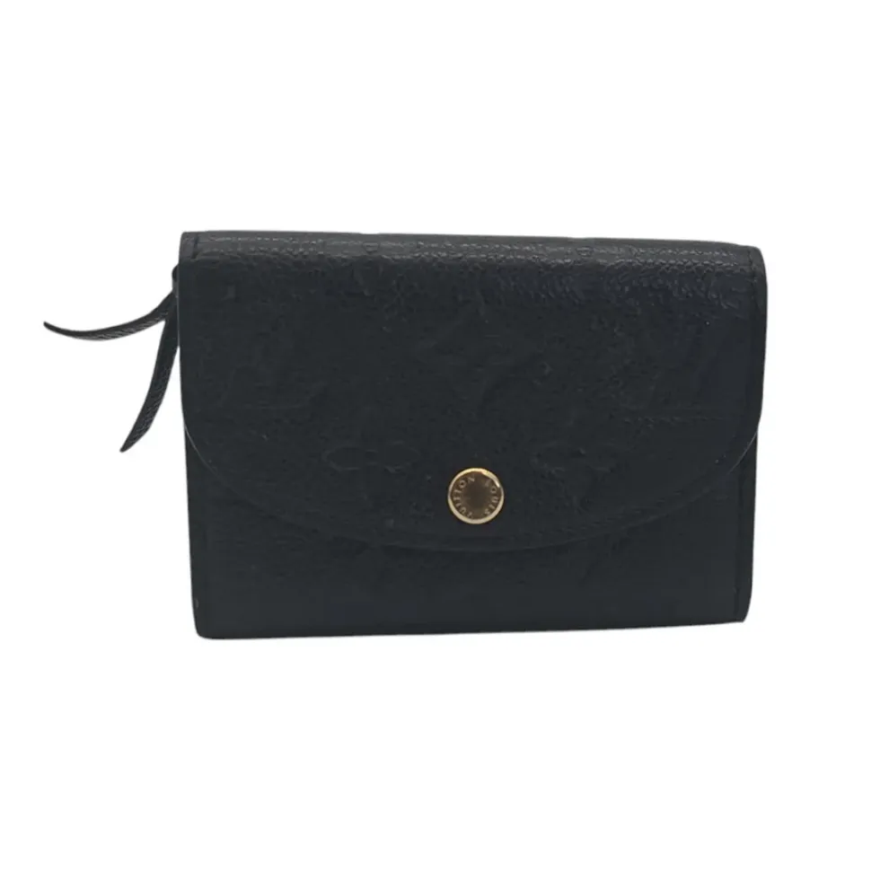 Louis Vuitton Rosalie Coin Purse Monogram Black Empreinte Leather