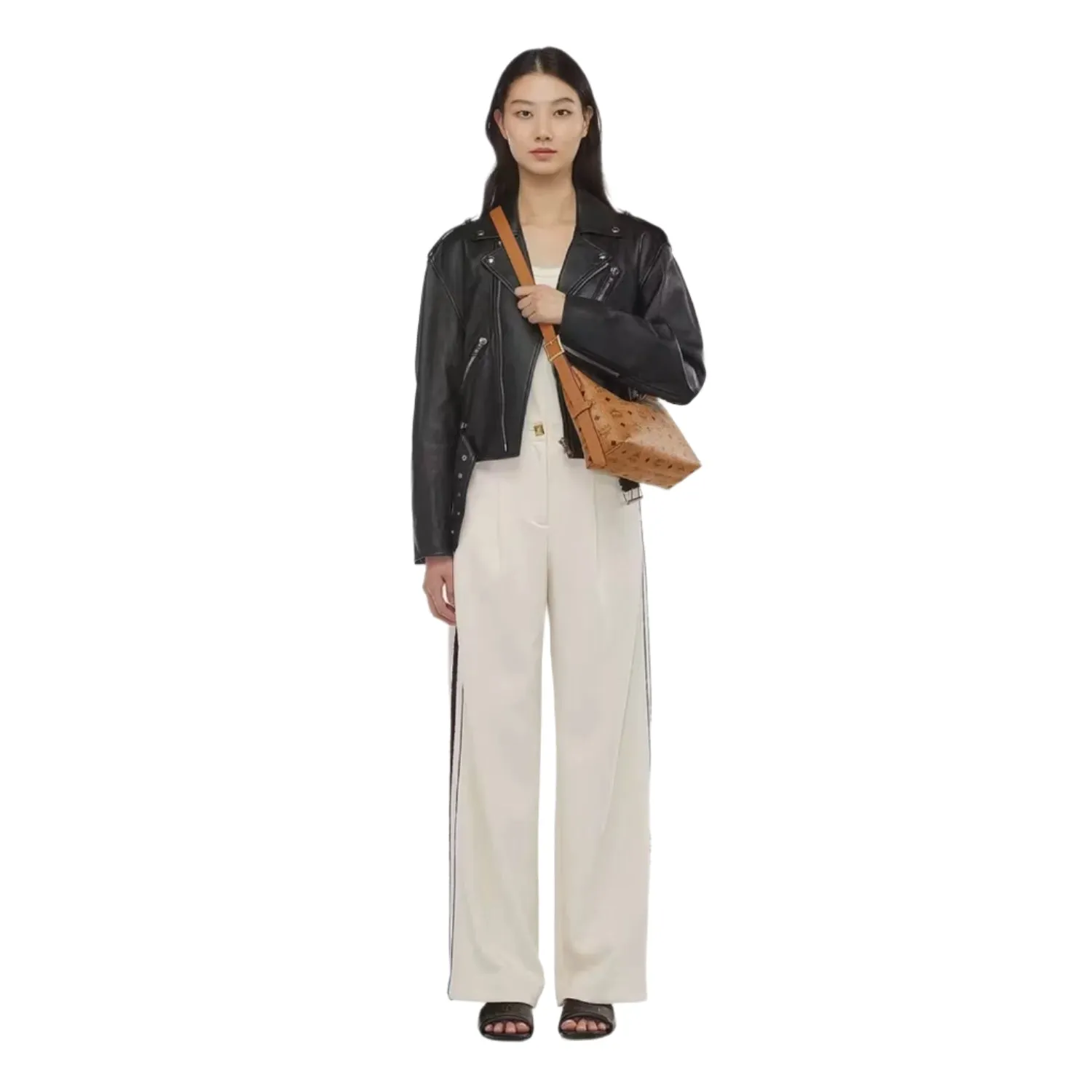 MCM Women's Aren Hobo in Visetos Hand Bag
