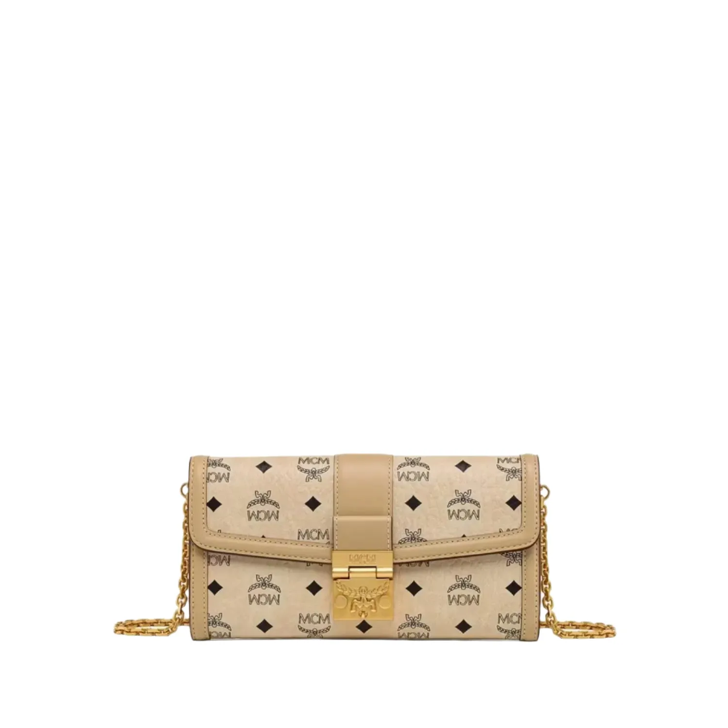 MCM Women's Tracy Chain Wallet in Visetos Shoulder Bag