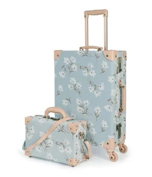(Outlet) SarahFace Carry-on Set - Blue Floral