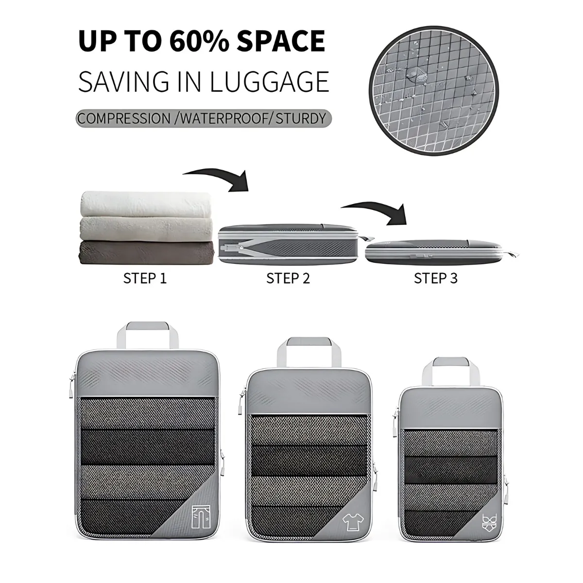 Packing Cubes 6-Pieces Set