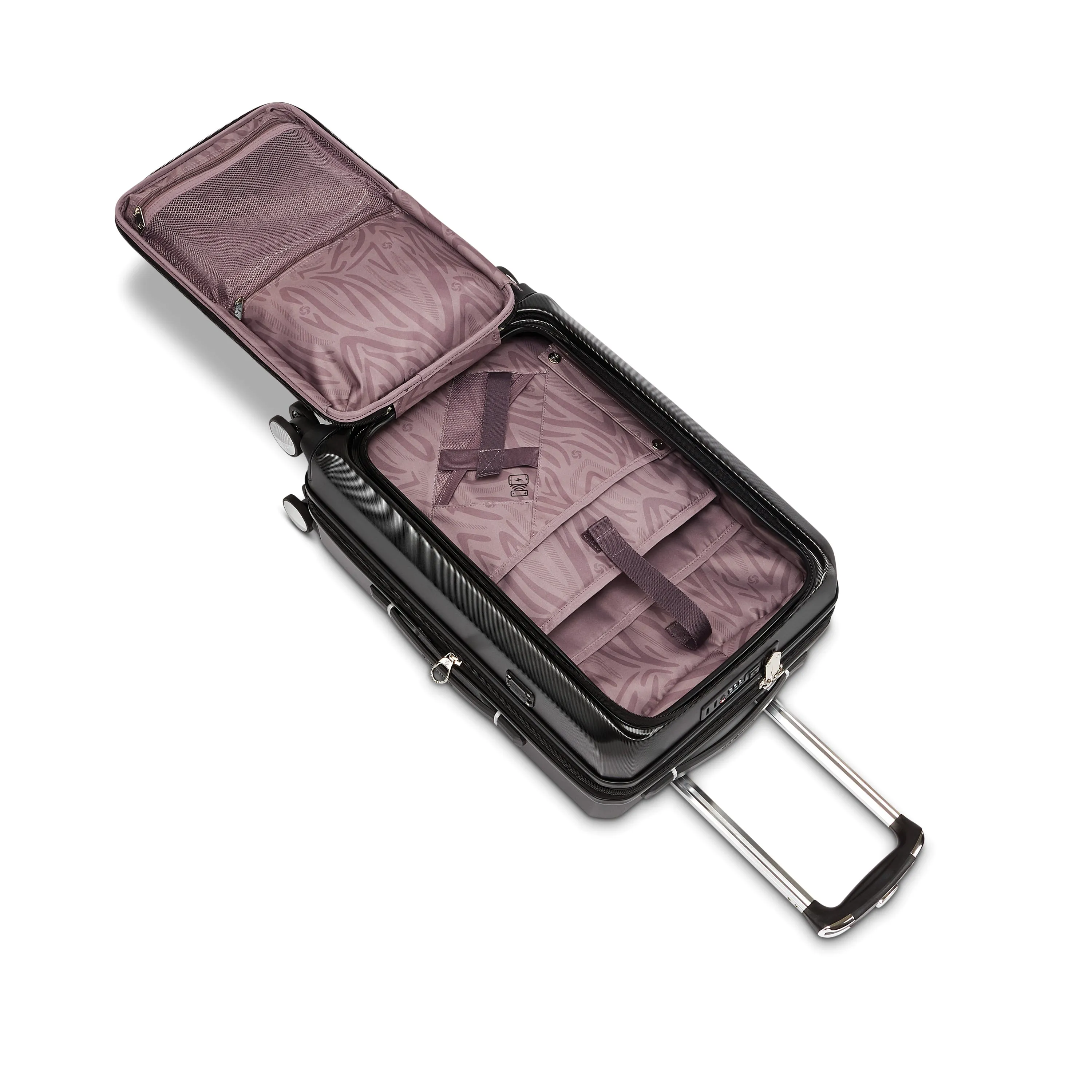 Samsonite Just Right Spinner Carry-On Expandable Luggage with 15" Laptop Compartment