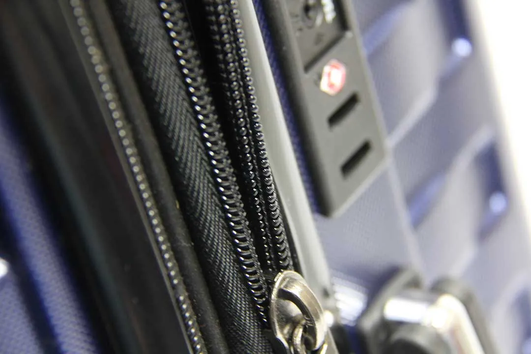 The OG Ricochetting Polycarbonate Expandable Luggage with Anti-theft Zippers Spinner Wheels and Recessed TSA Lock