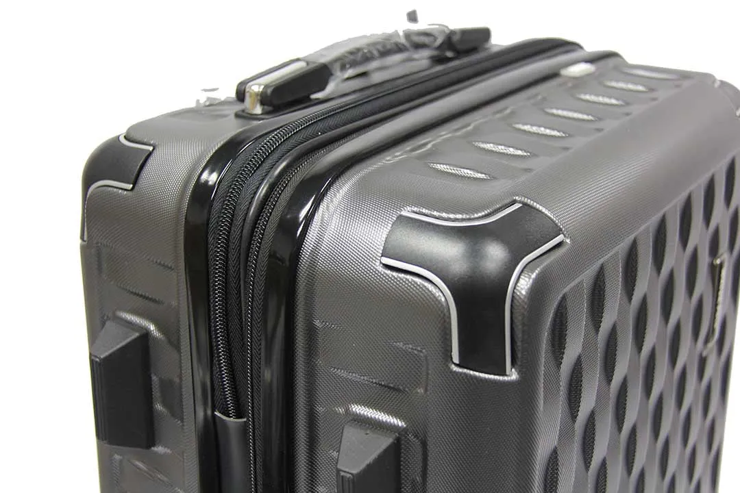 The OG Ricochetting Polycarbonate Expandable Luggage with Anti-theft Zippers Spinner Wheels and Recessed TSA Lock