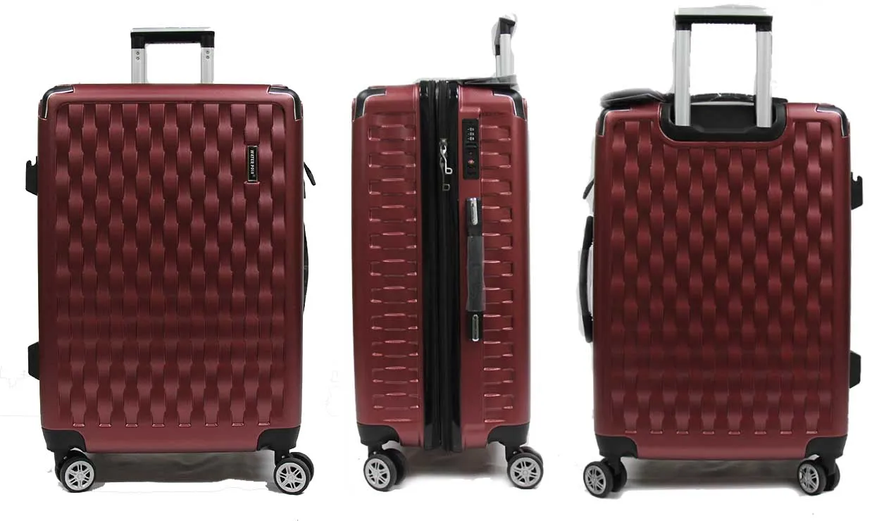 The OG Ricochetting Polycarbonate Expandable Luggage with Anti-theft Zippers Spinner Wheels and Recessed TSA Lock