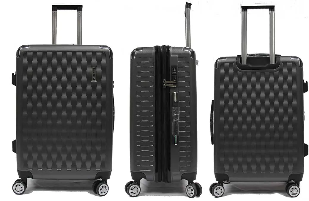 The OG Ricochetting Polycarbonate Expandable Luggage with Anti-theft Zippers Spinner Wheels and Recessed TSA Lock