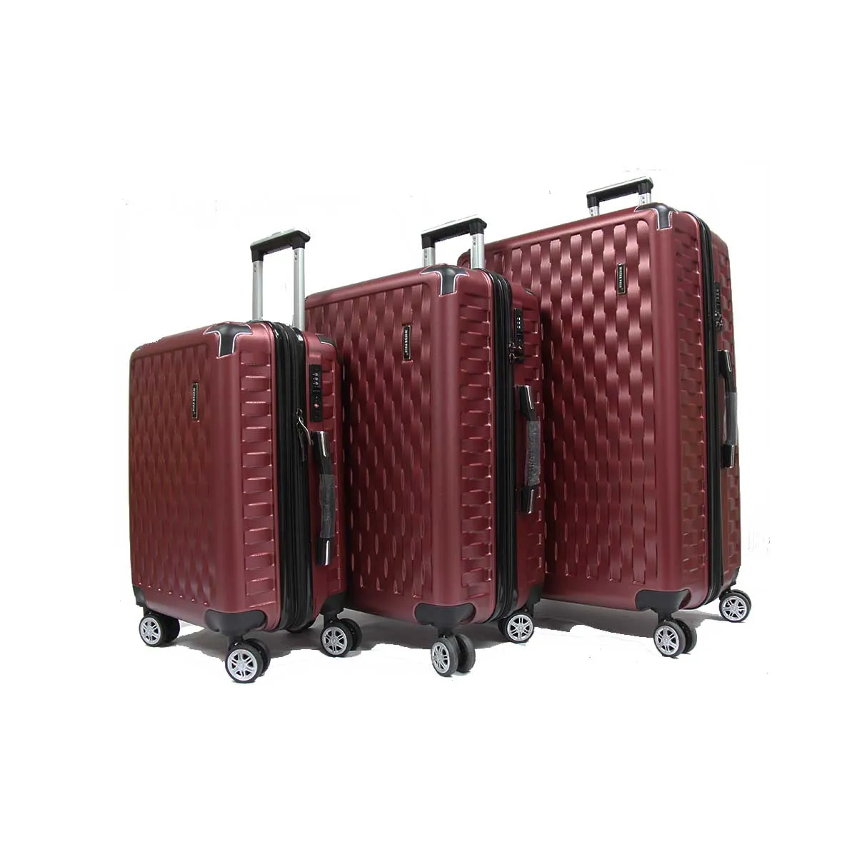 The OG Ricochetting Polycarbonate Expandable Luggage with Anti-theft Zippers Spinner Wheels and Recessed TSA Lock
