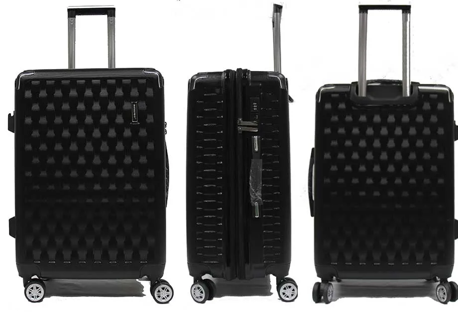 The OG Ricochetting Polycarbonate Expandable Luggage with Anti-theft Zippers Spinner Wheels and Recessed TSA Lock
