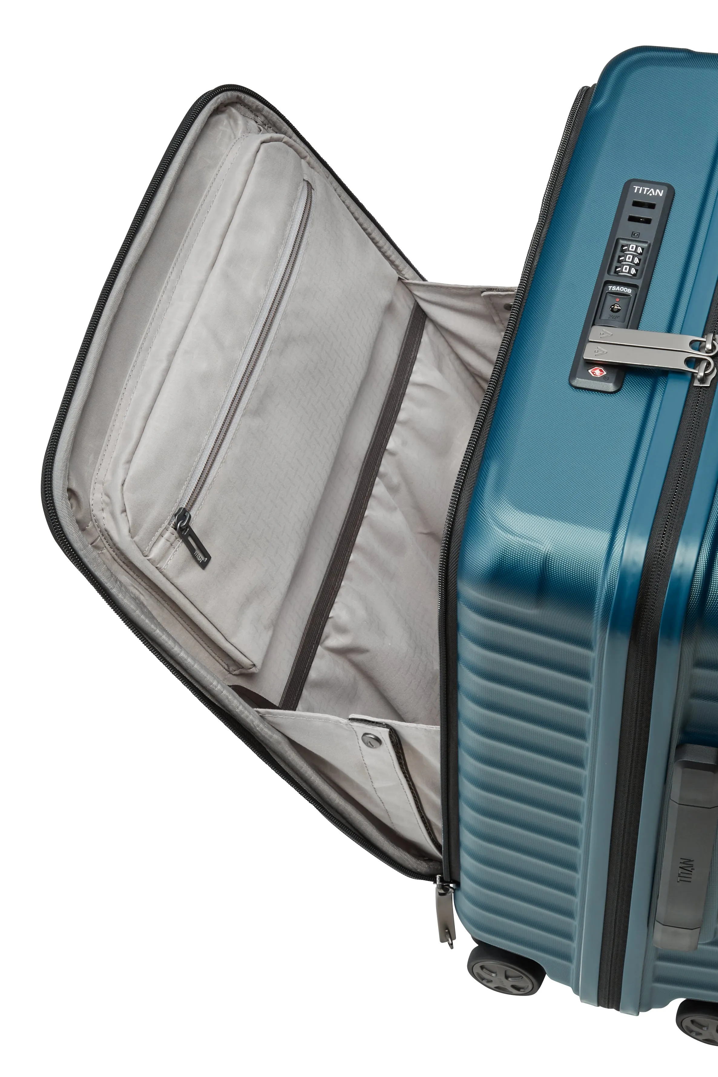 Titan LITRON Trolley S with Front Pocket Carry-On Luggage