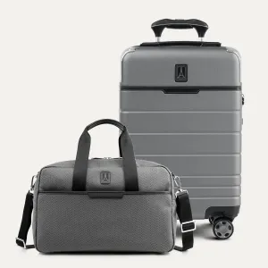 Travelpro® x Travel   Leisure® Compact Carry-On / UnderSeat Tote Set