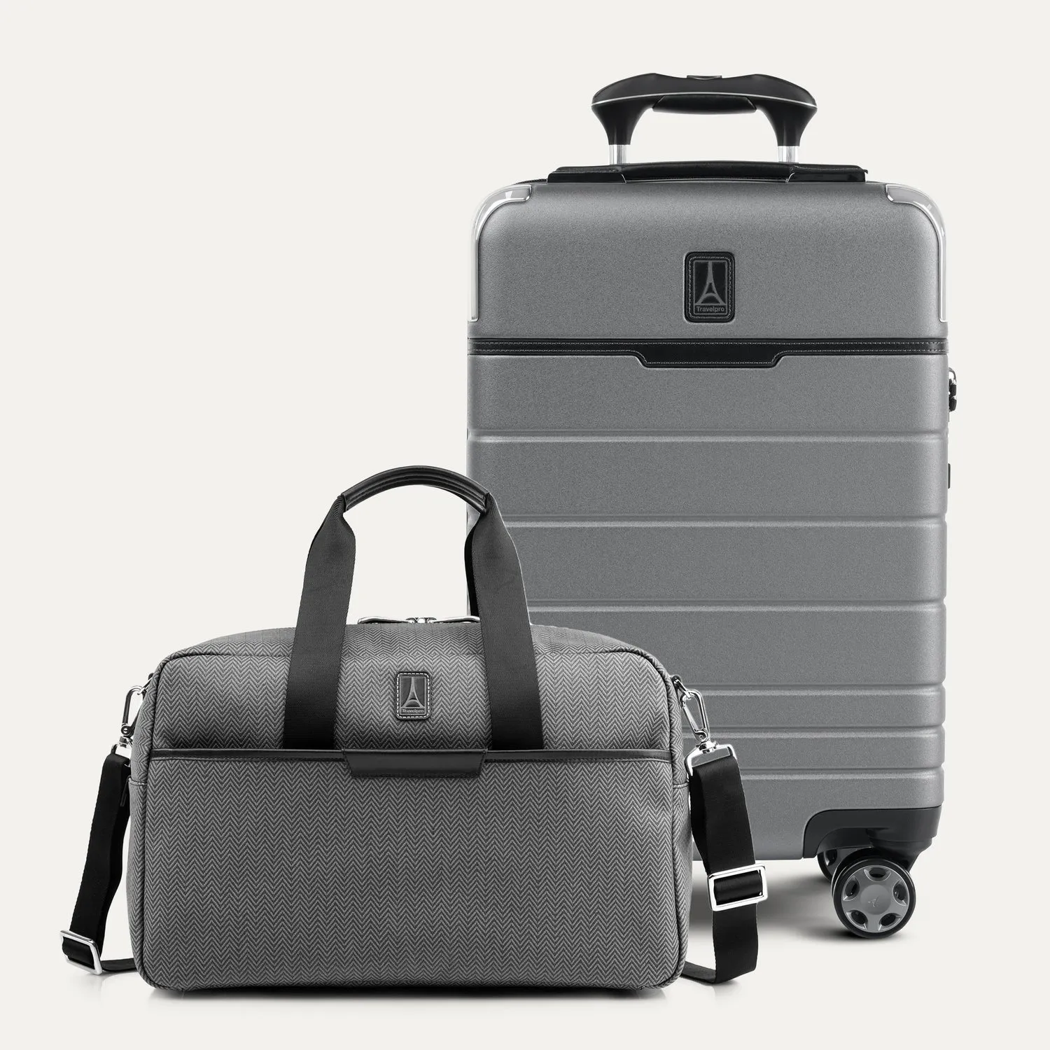 Travelpro® x Travel   Leisure® Compact Carry-On / UnderSeat Tote Set