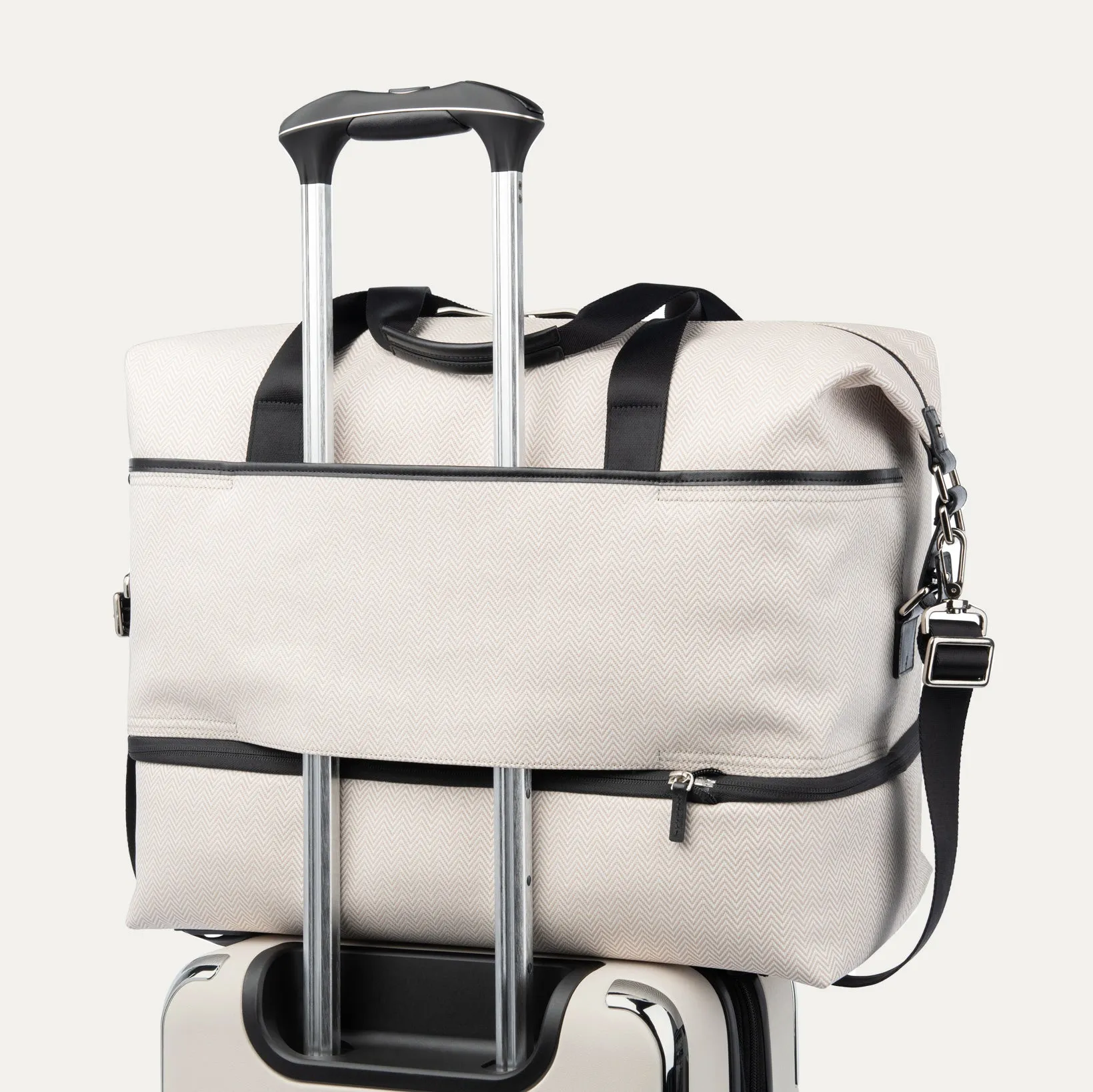 Travelpro® x Travel   Leisure® Large Check-In / Drop-Bottom Weekender Set