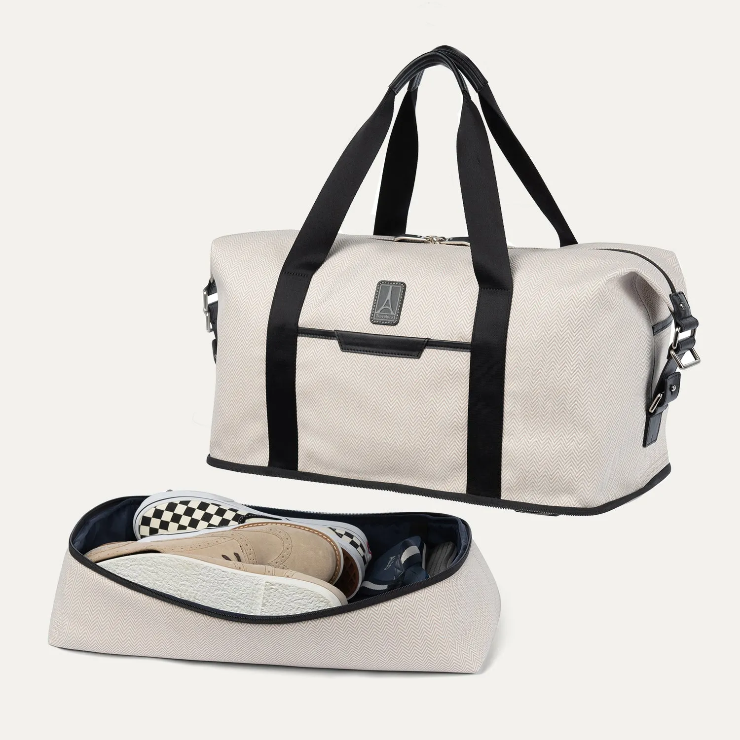 Travelpro® x Travel   Leisure® Large Check-In / Drop-Bottom Weekender Set