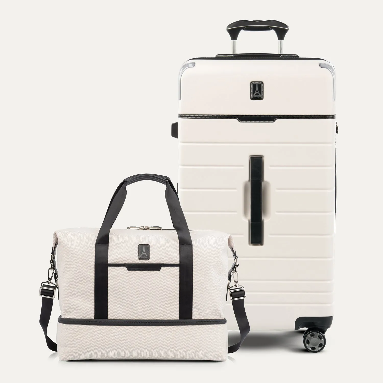 Travelpro® x Travel   Leisure® Large Check-In / Drop-Bottom Weekender Set