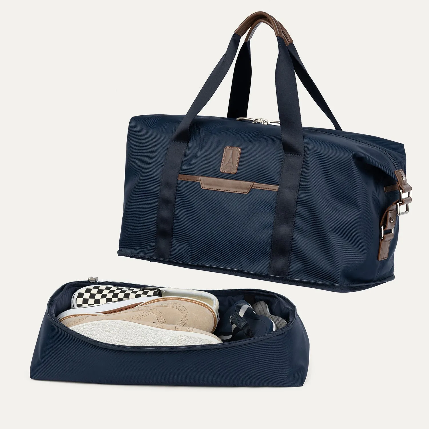 Travelpro® x Travel   Leisure® Large Check-In / Drop-Bottom Weekender Set