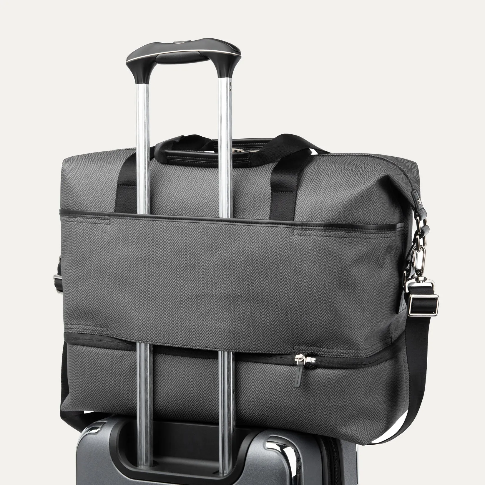 Travelpro® x Travel   Leisure® Large Check-In / Drop-Bottom Weekender Set